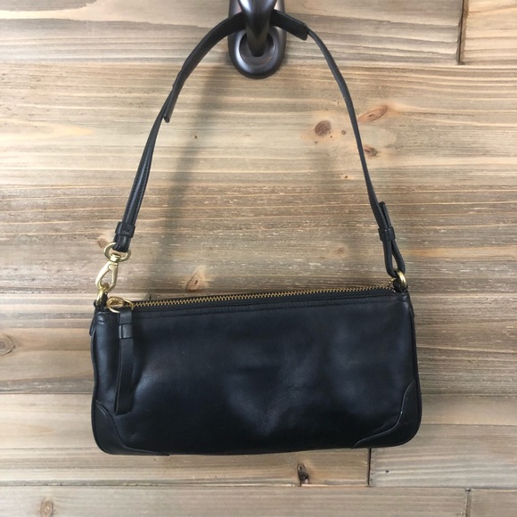 Coach Handbags - Small Black Coach shoulder bag